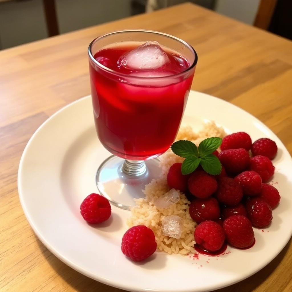 Raspberry Delight Cocktail