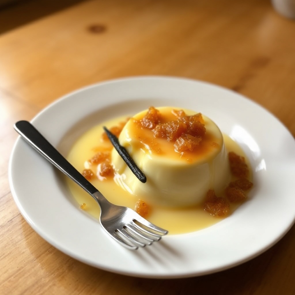 Vanilla Bean Custard with Caramelized Sugar