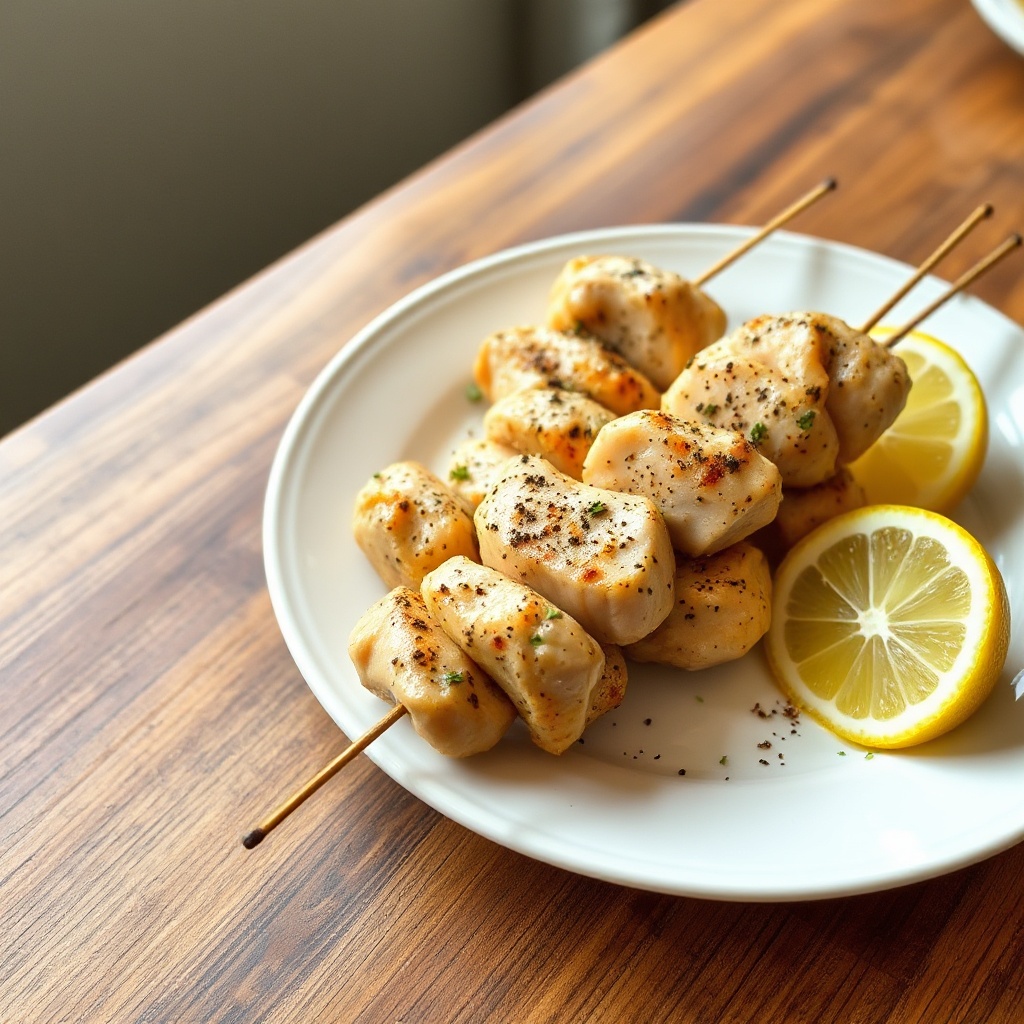 Spiedini di Pollo alle Erbe e Limone