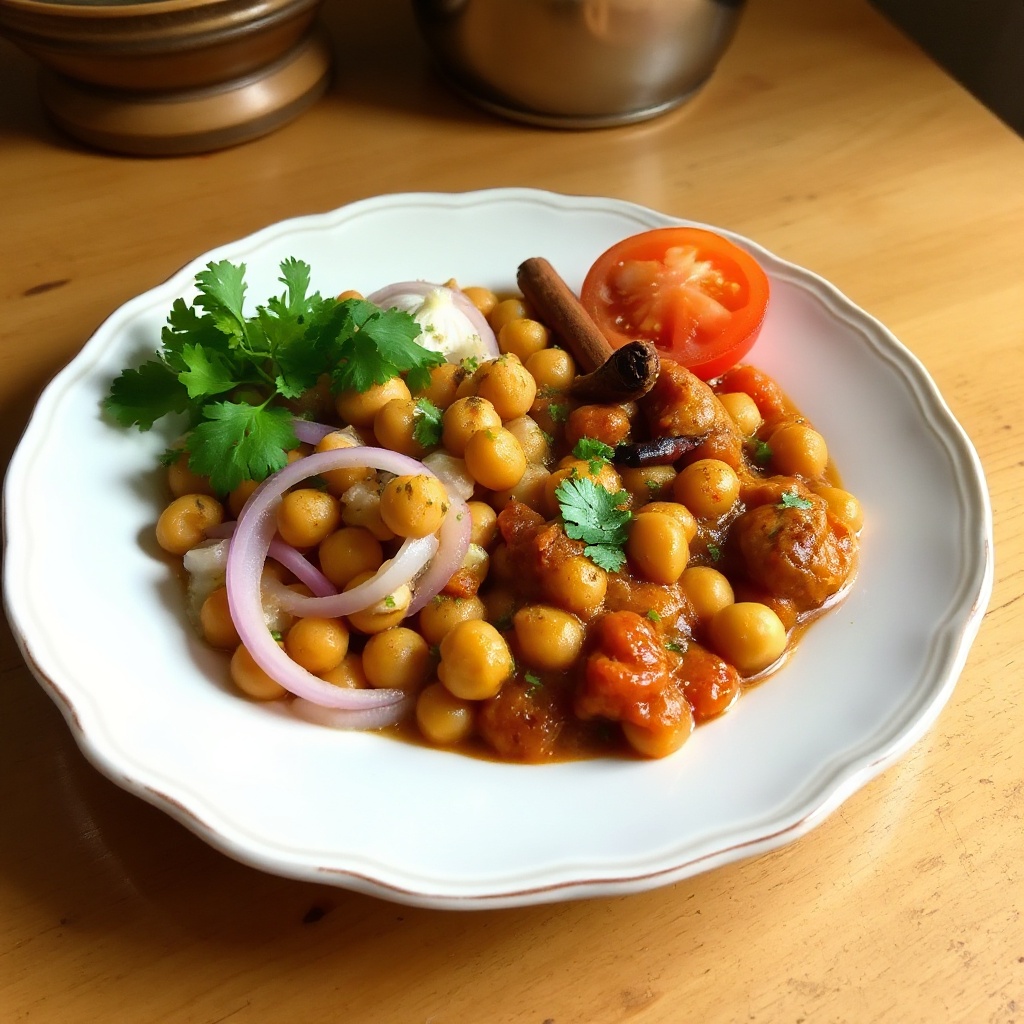 Gewürzter Kichererbsen-Curry