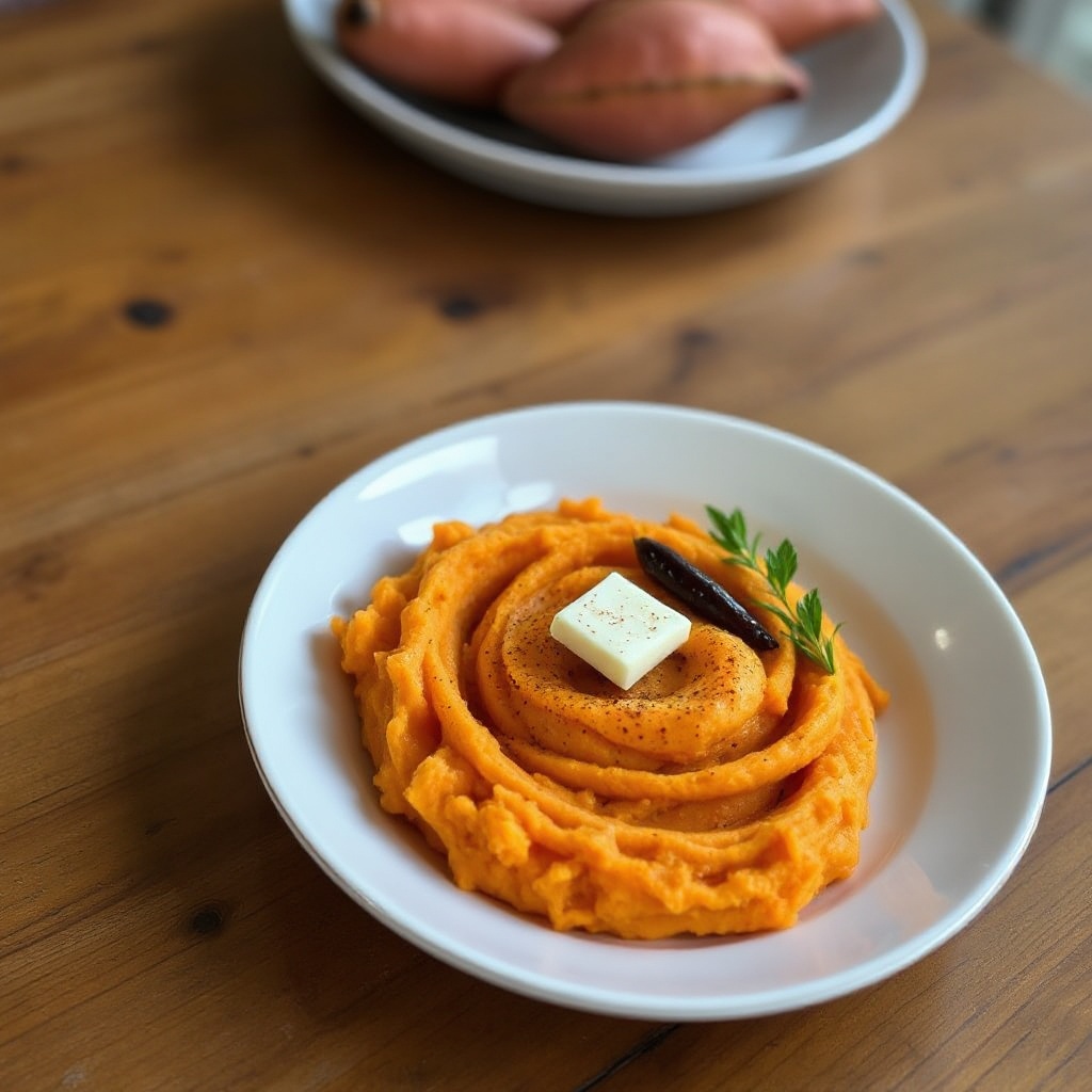 Purè di Patate Dolci Speziato con un Tocco Affumicato