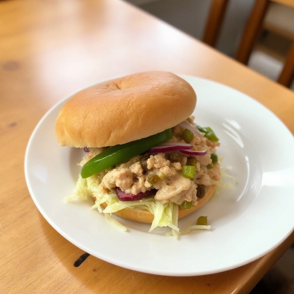 Herzhafte Thunfisch-Kraut-Sandwiches