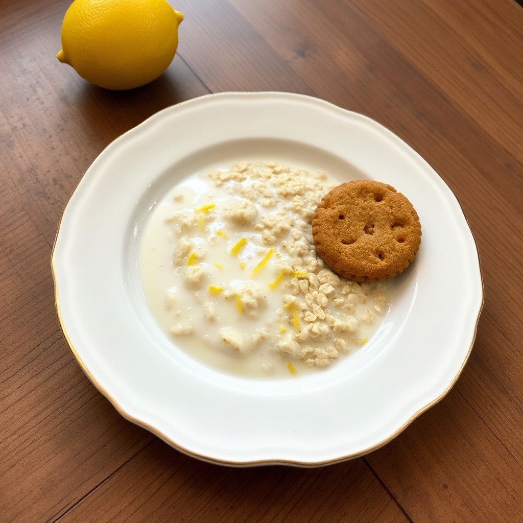 Creamy Lemon Oatmeal Delight