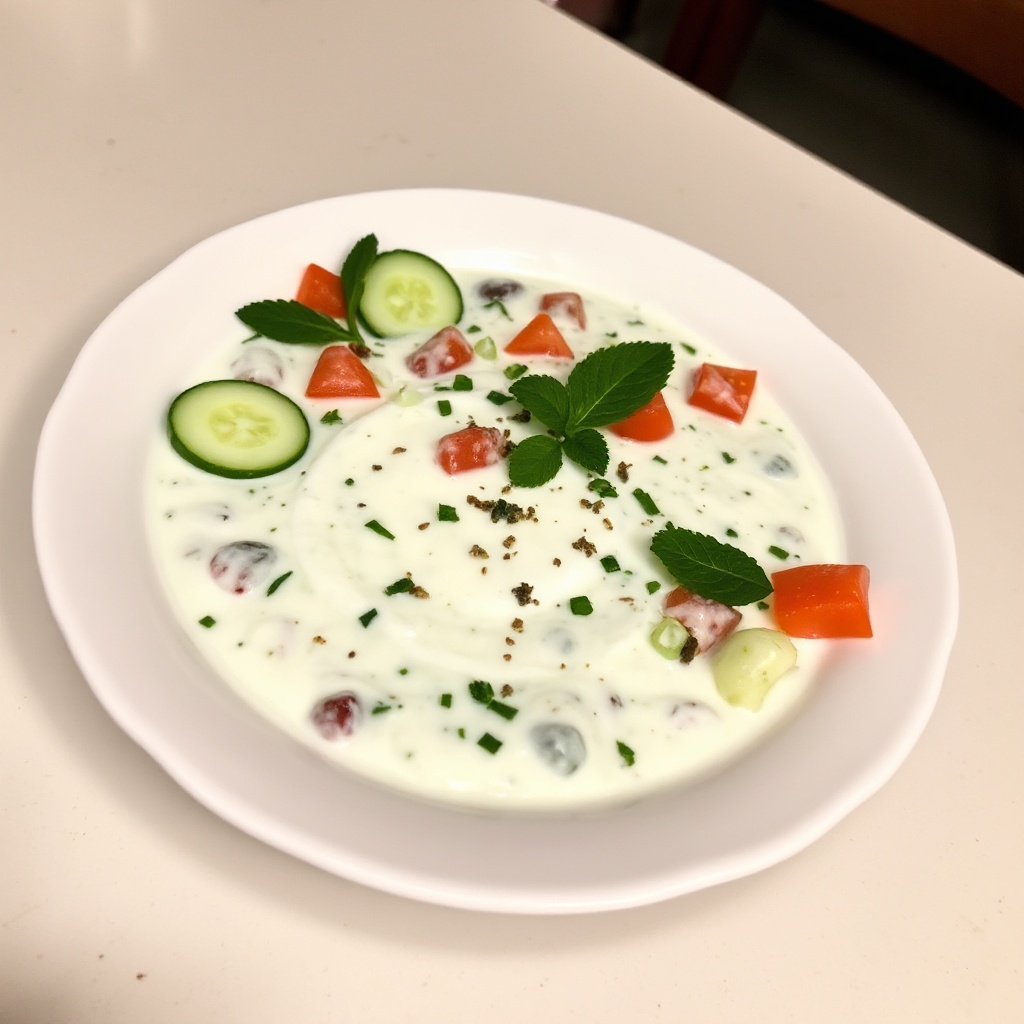 Raita Rinfrescante con Menta e Cetriolo