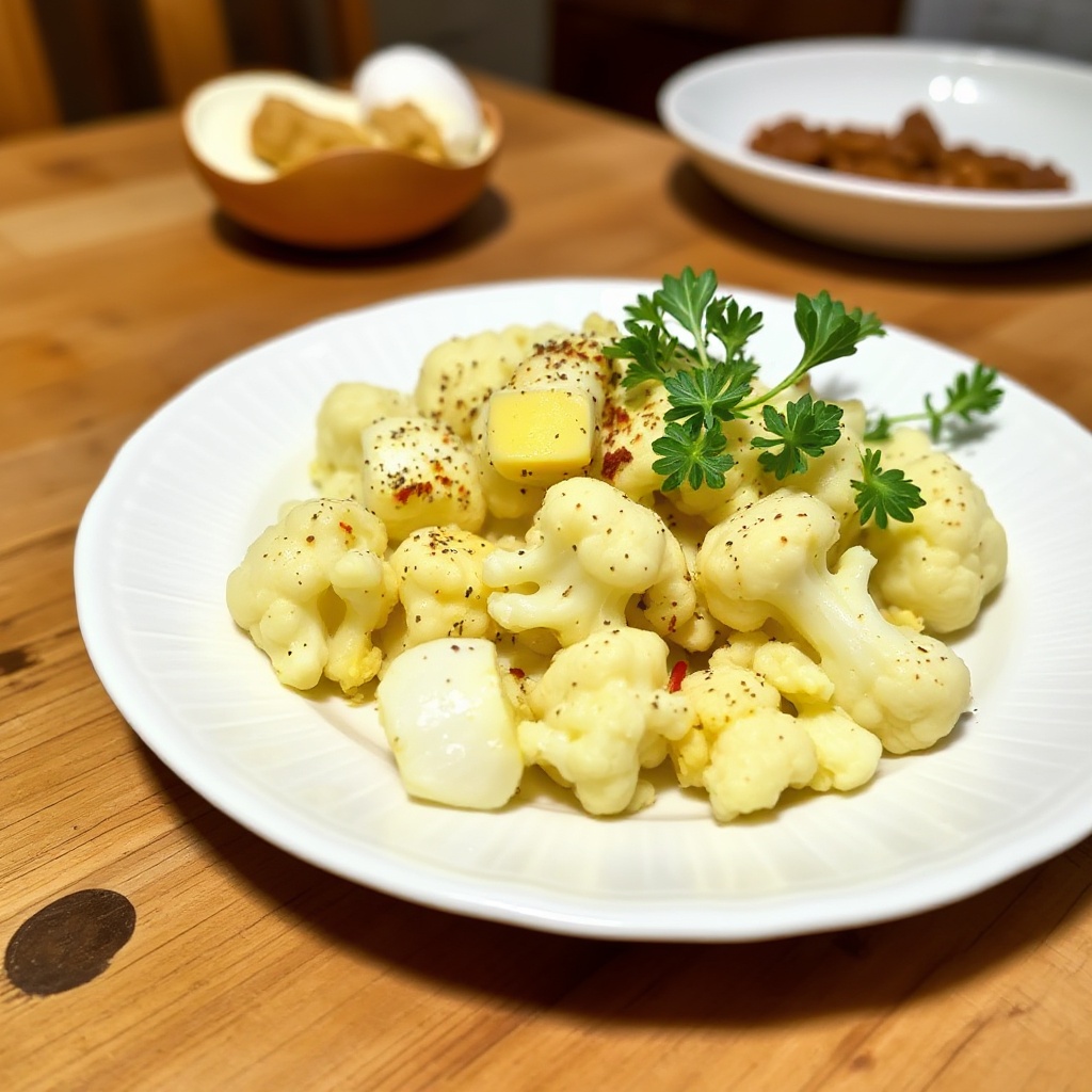 Garlic Butter Cauliflower Delight