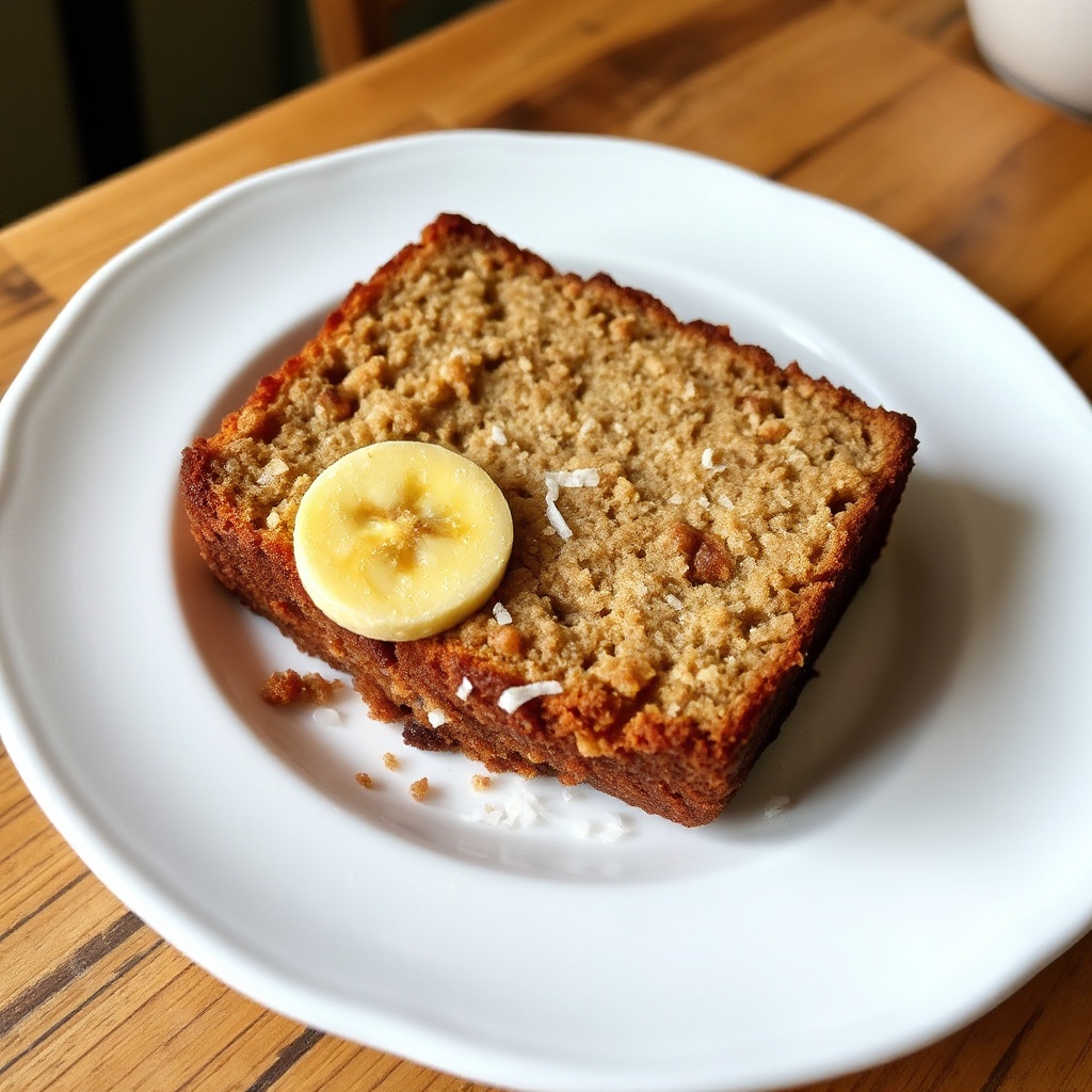 Tropisches Bananen-Kokosbrot