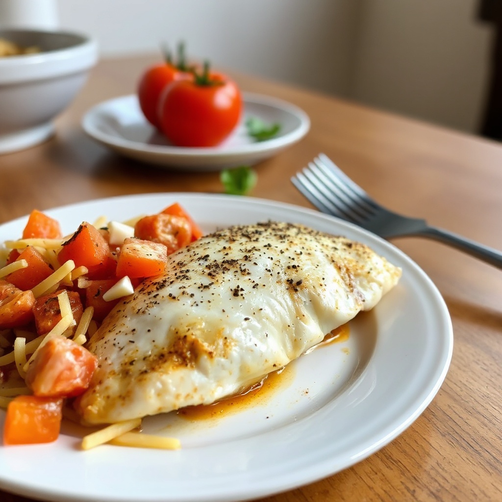 Würzige gebackene Tilapia mit mexikanischem Flair