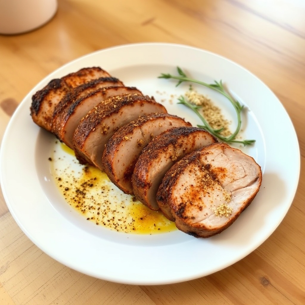 Gewürzter Gegrillter Schweinefilet