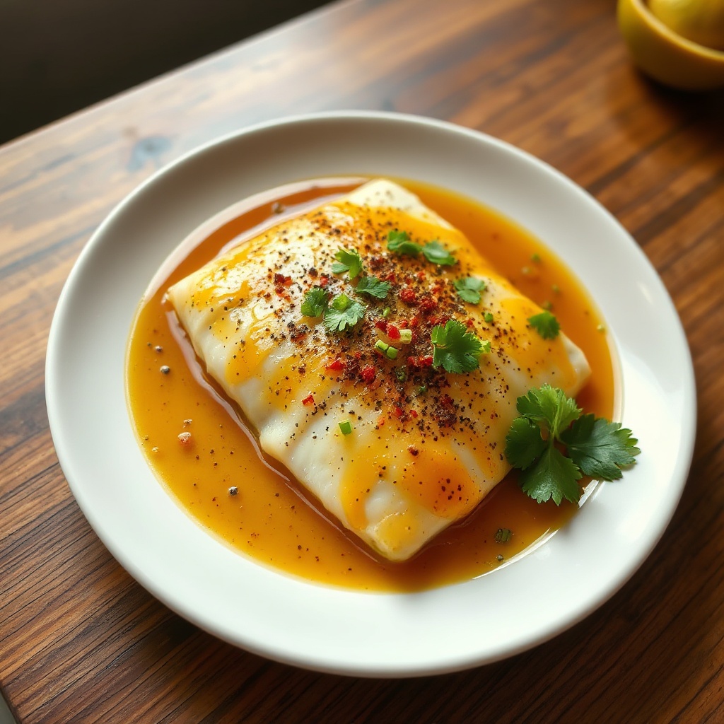 Tilapia Piccante con Salsa Agrumata