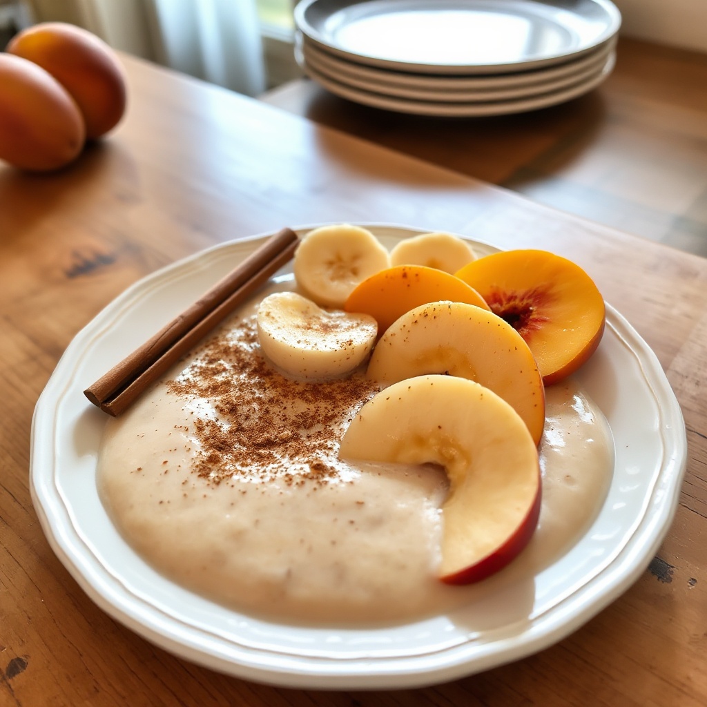 Frullato Crema di Pesca e Banana