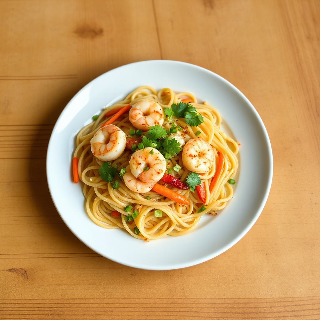 Asian-Inspired Shrimp Pasta Salad