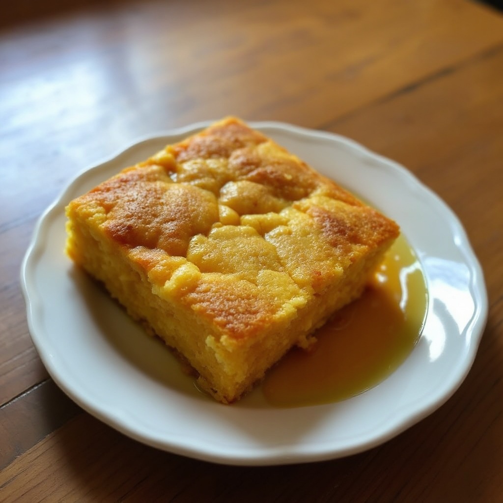 Golden Rum Delight Cake