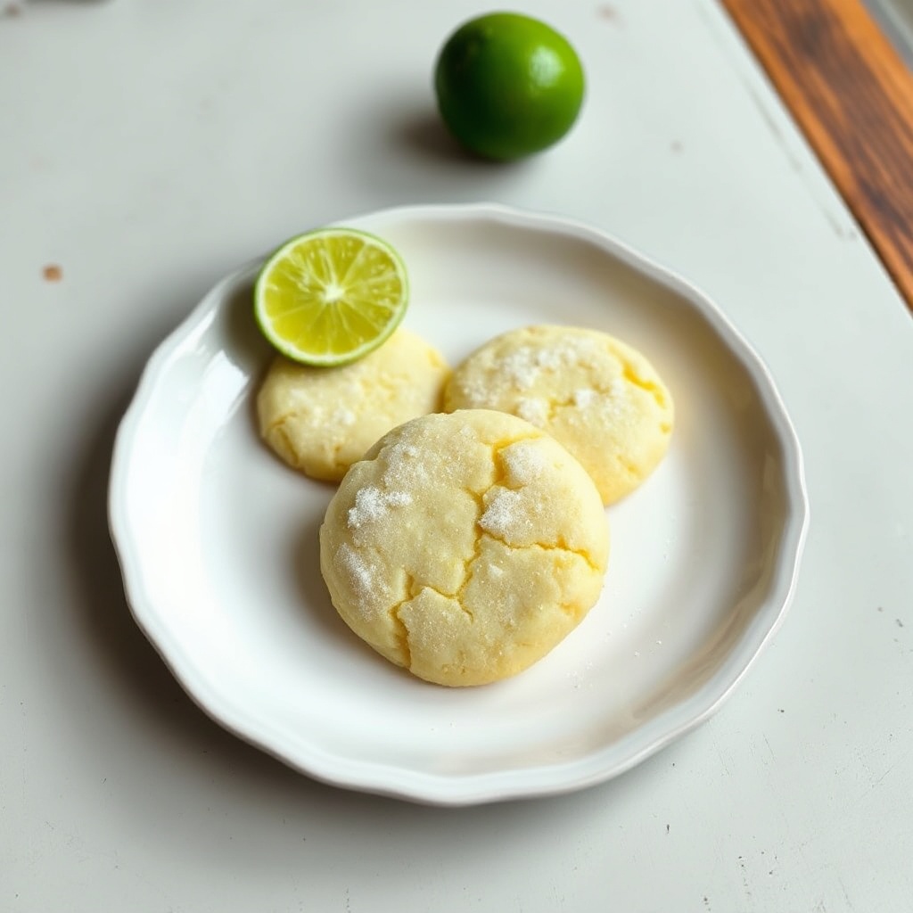 Zesty Lime Sugar Cookies