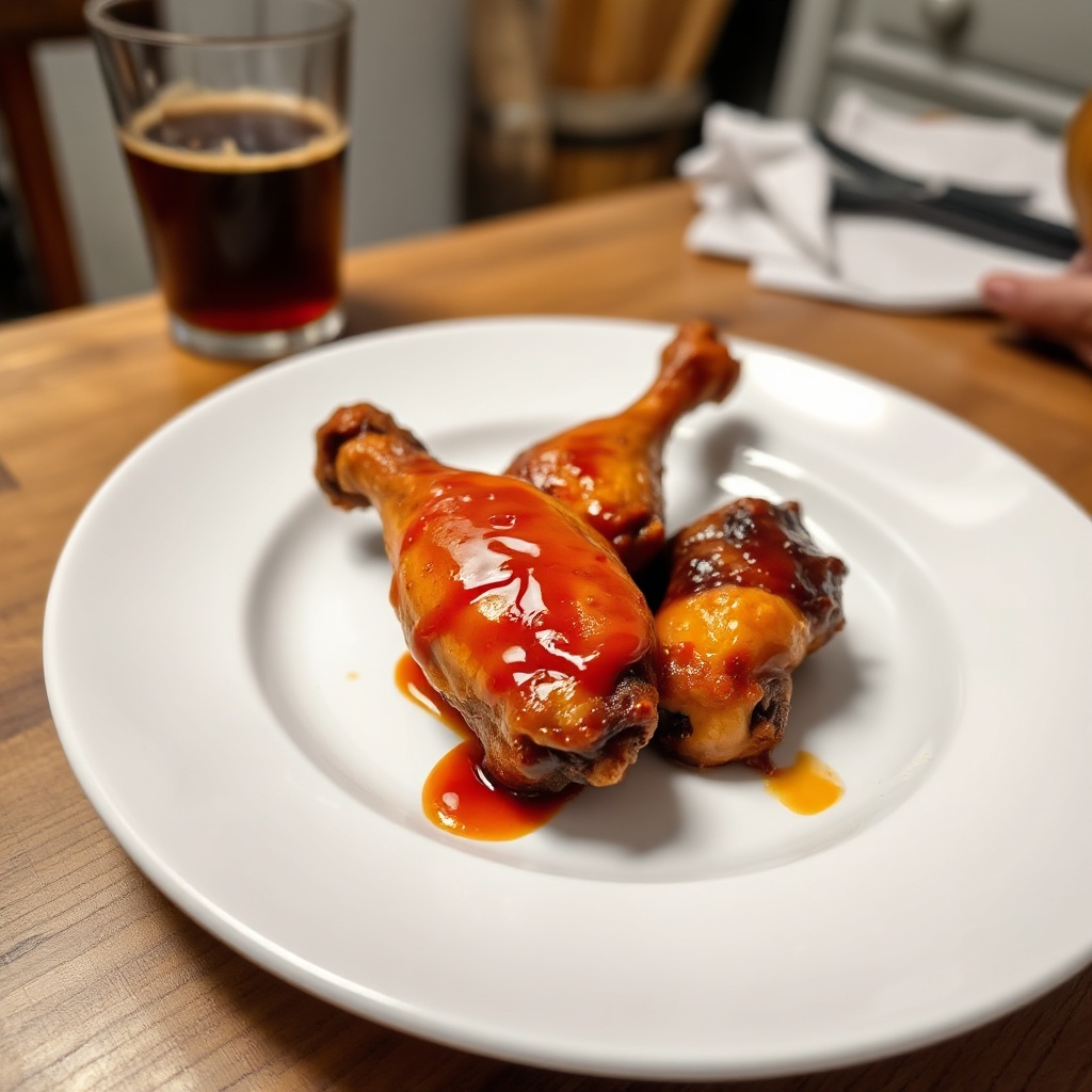 Spicy Honey BBQ Wings