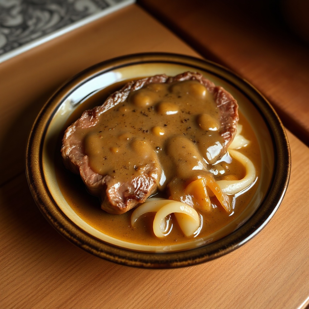 Manzo Brasato Salato con Salsa di Cipolle