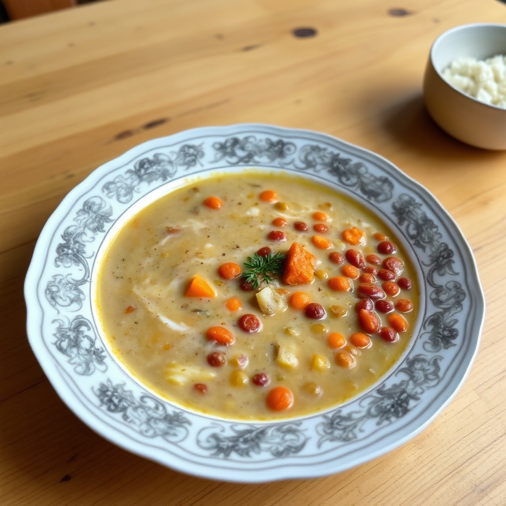 Zuppa di Lenticchie Cremosa al Cocco