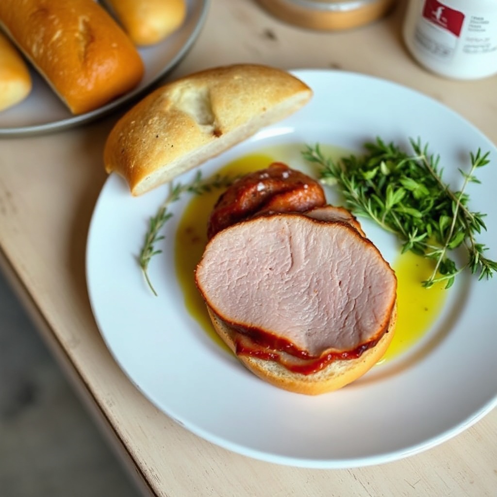 Inspiriertes Schweinebraten-Sandwich von den Kanarischen Inseln