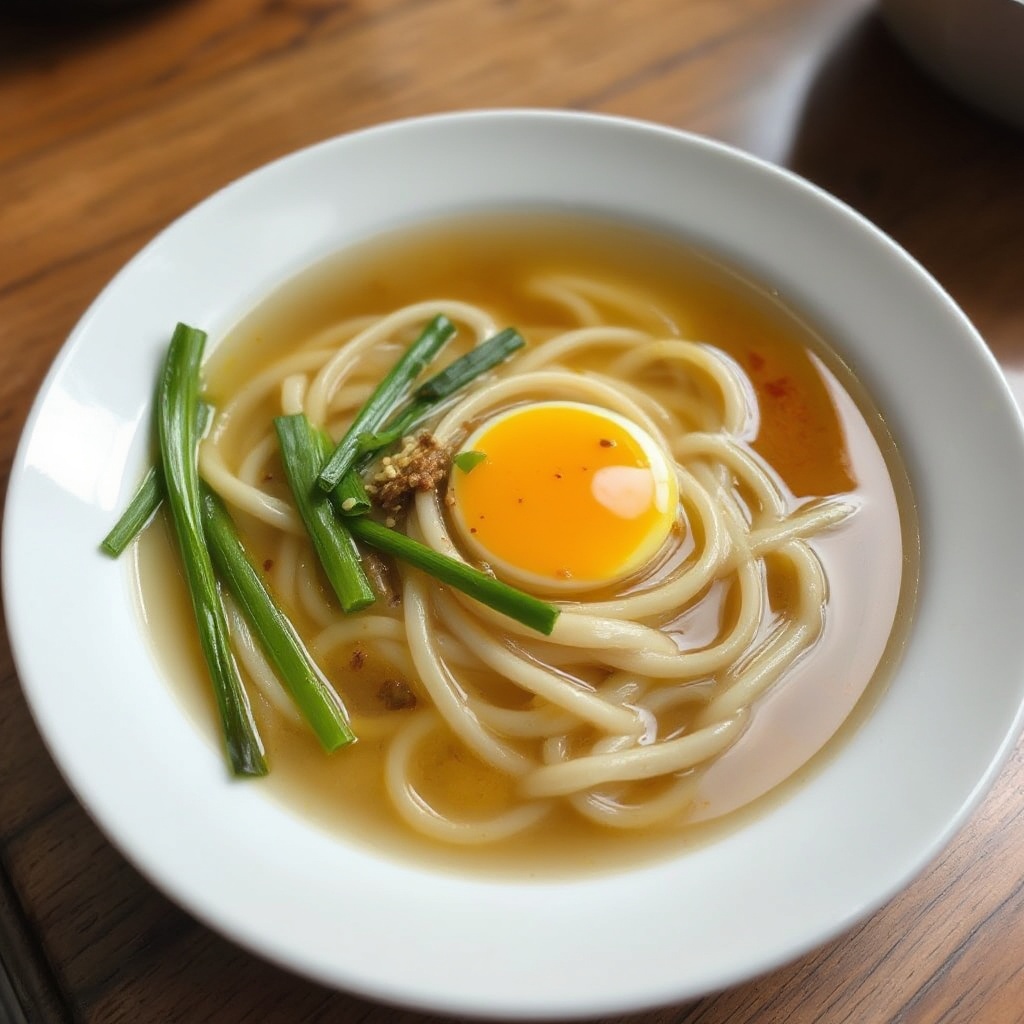 Seidige Eierband-Suppe