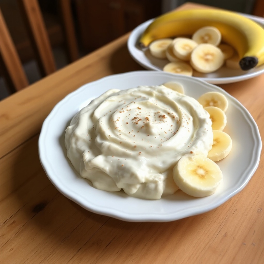 Salsa Cremosa di Banana e Vaniglia