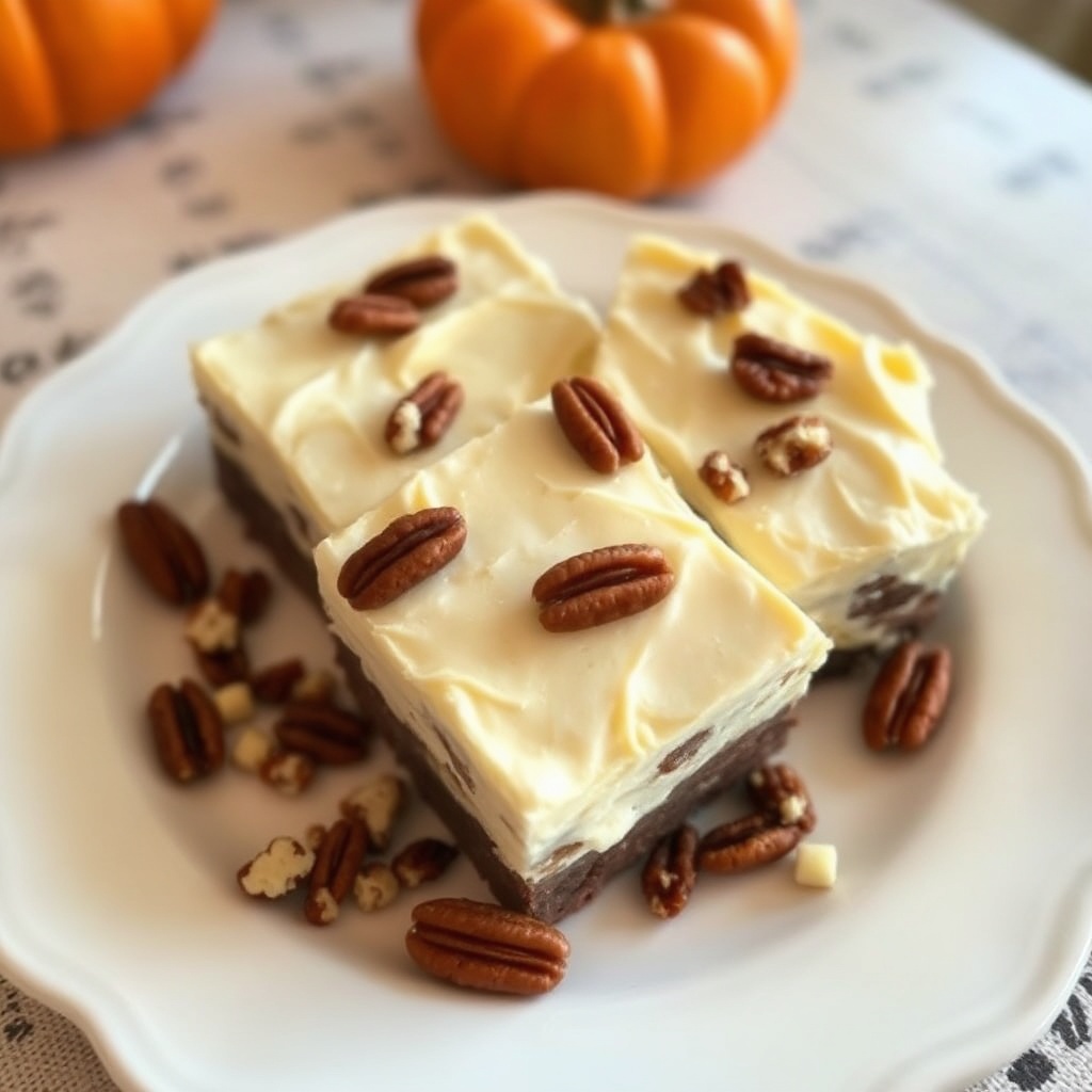 Quadrati di Fudge Cremoso per Halloween