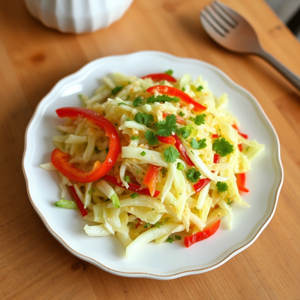 Insalata Croccante di Cavolo Piccante