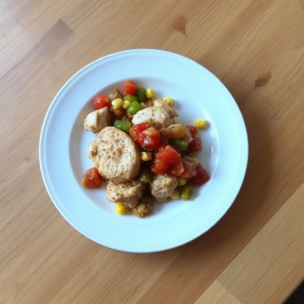 Fajitas di Pollo in Pentola Lenta