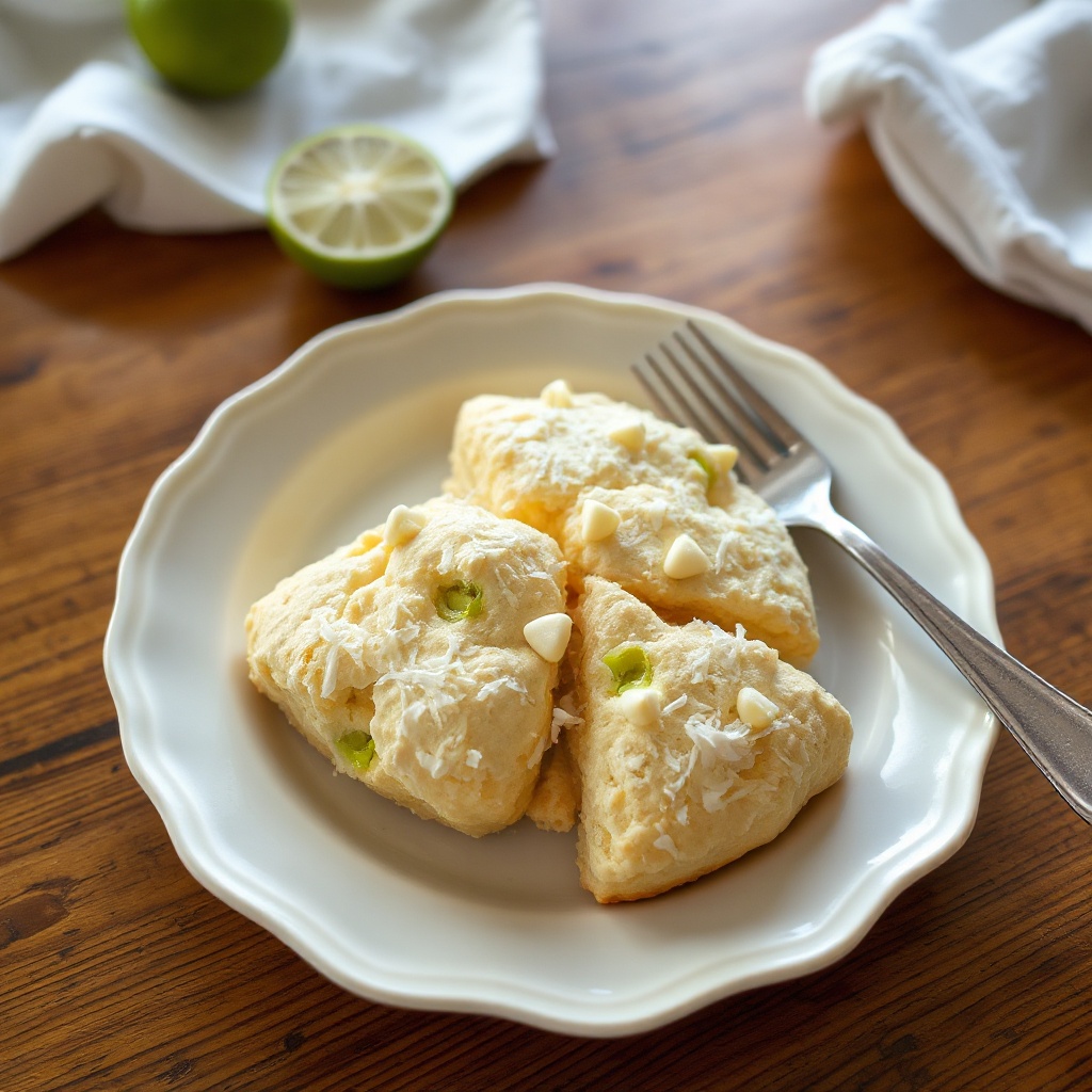 Scones Tropical al Lime e Cocco