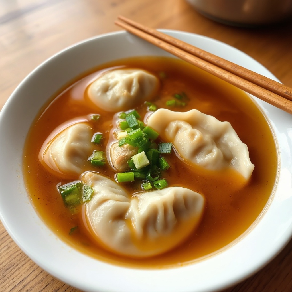 Savory Asian Dumpling Soup