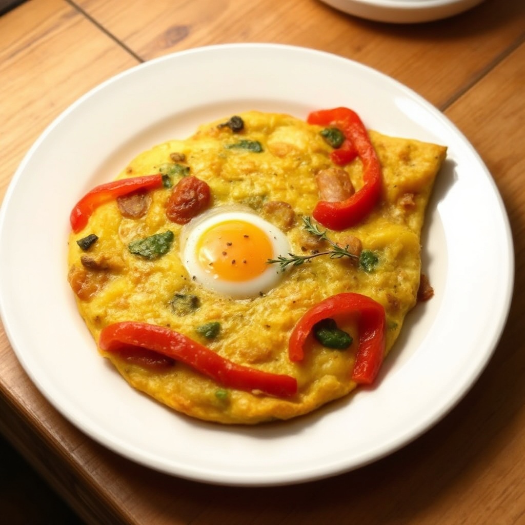 Frittata Salata di Verdure e Patate