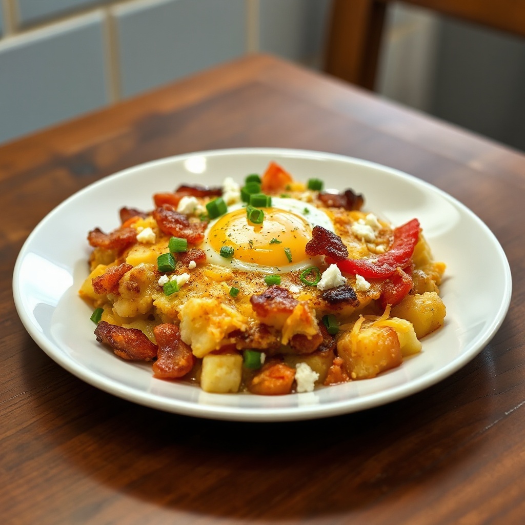 Herzhafte Frühstücksauflauf