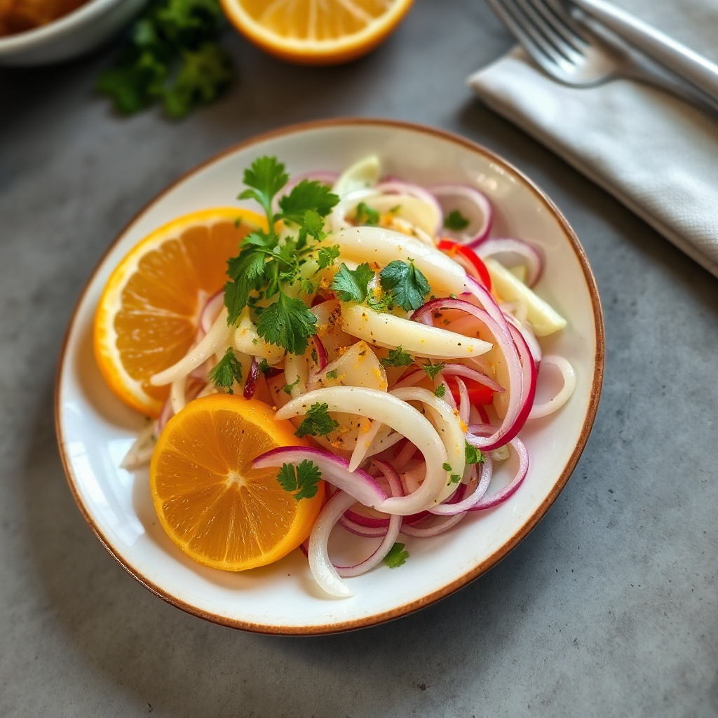 Insalata di Jicama agli Agrumi con Condimento Piccante