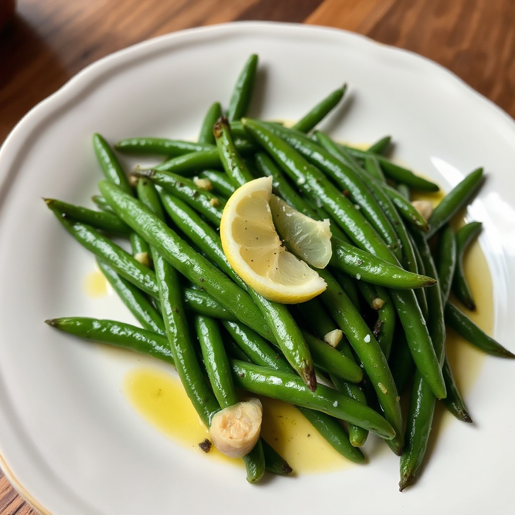 Fagiolini Saltati con Limone e Aglio