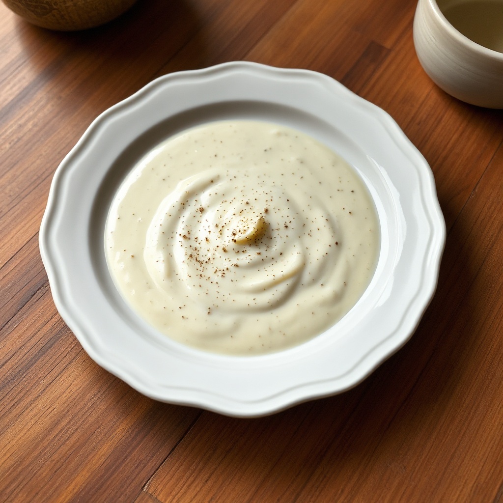 Cremige weiße Sauce mit einem Twist