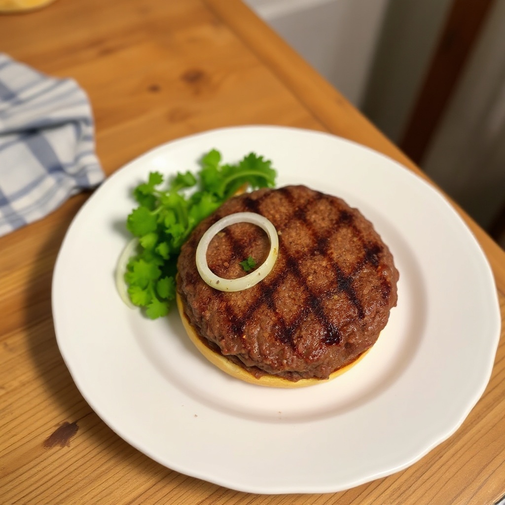 Succulenti Hamburger di Manzo alla Griglia
