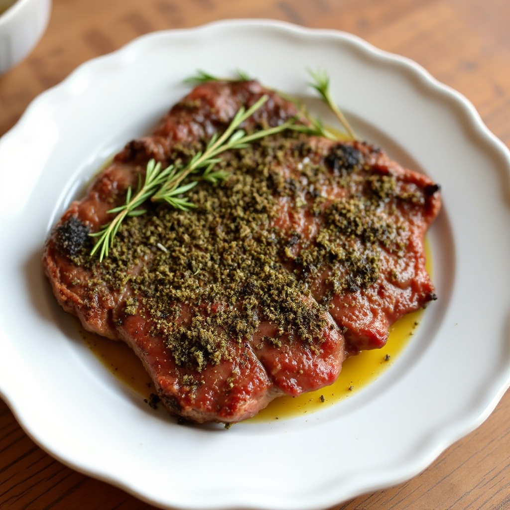 Kräuterkruste Rindersteak