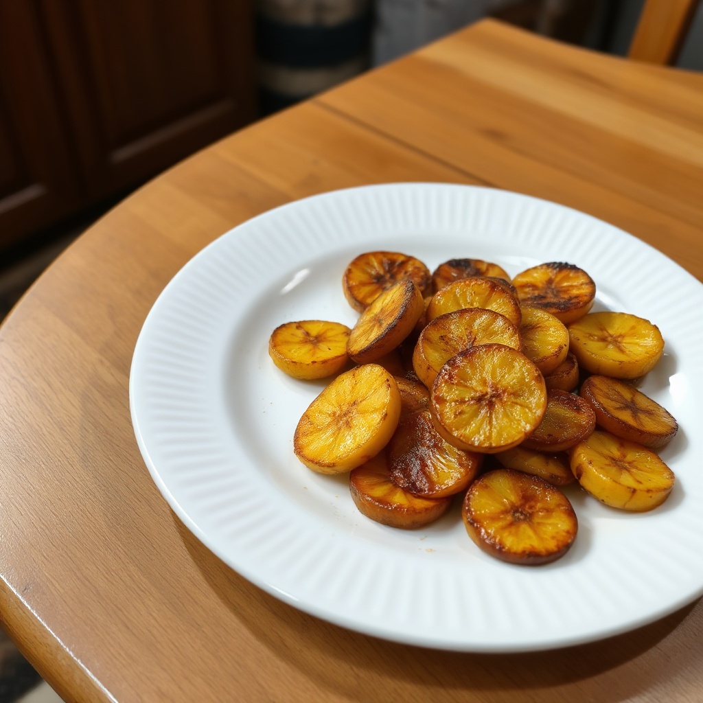 Golden Pan-Seared Plantains