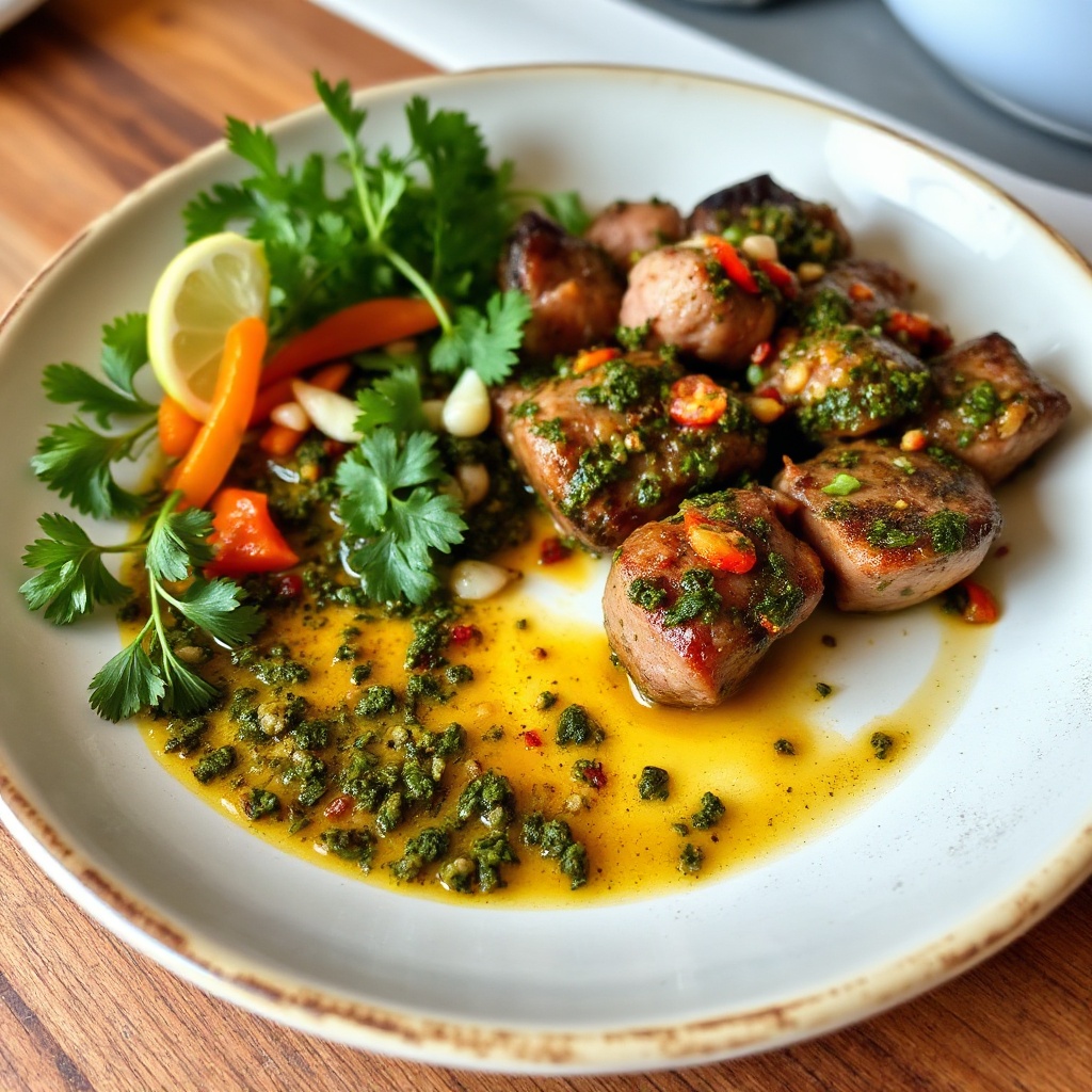 Würzige argentinische Chimichurri-Sauce