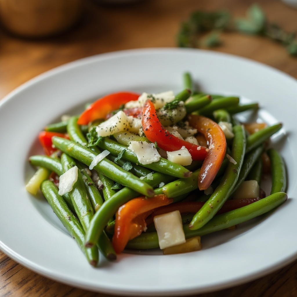 Fagiolini Saltati con Parmigiano e Erbe