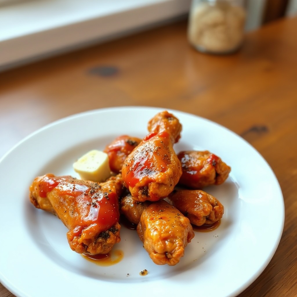 Ali di Pollo Buffalo Piccanti all'Aglio