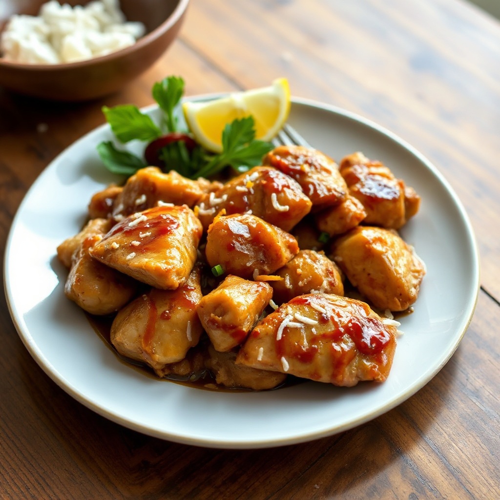 Tropical Glazed Coconut Chicken
