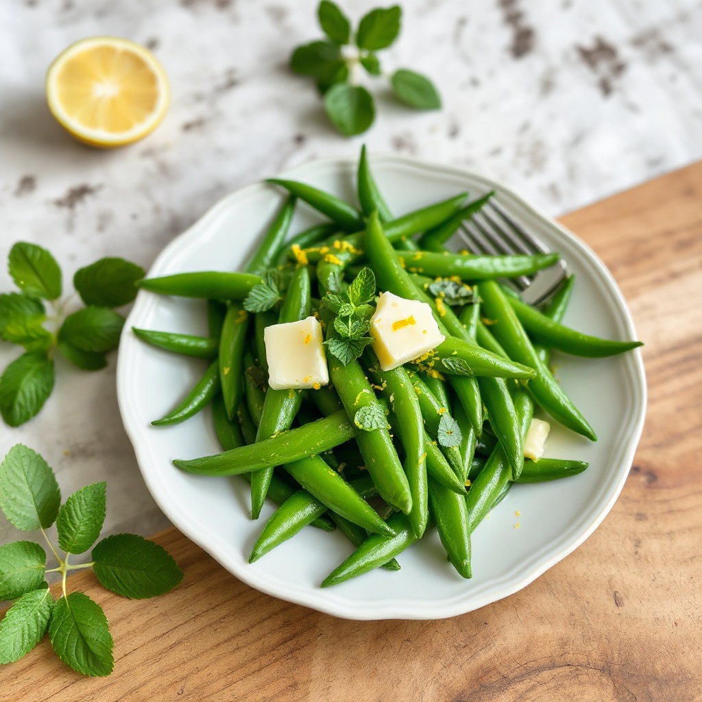 Piselli Zuccherini al Limone e Menta