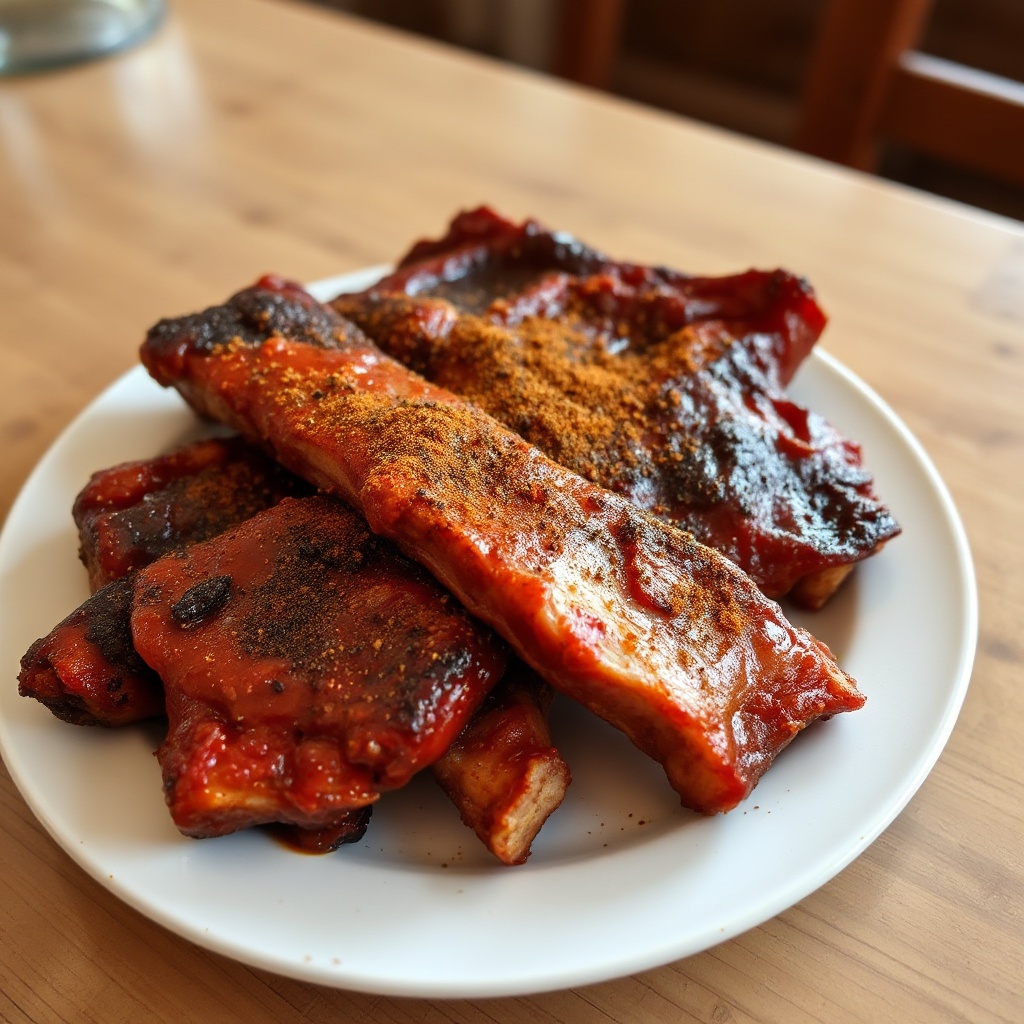 Gewürzte BBQ-Schweinerippchen