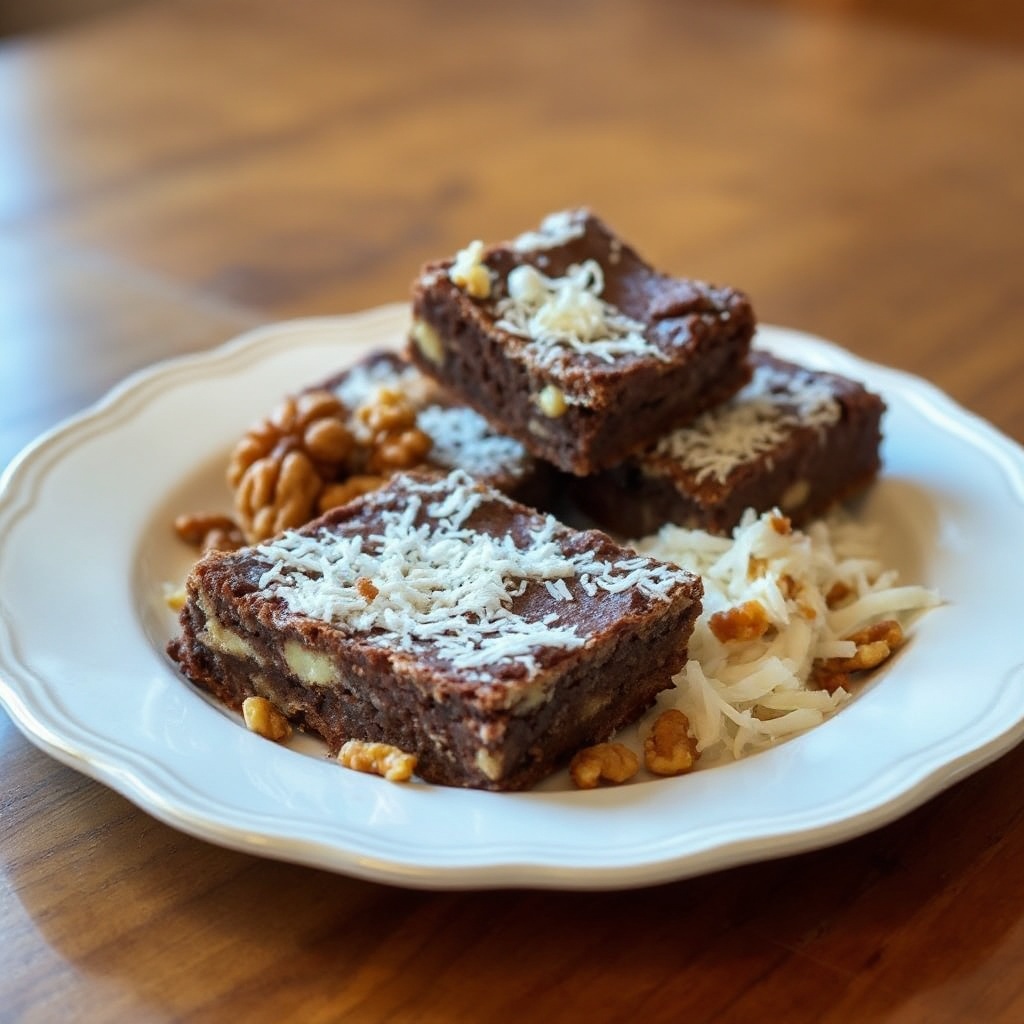 Decadent Chocolate Coconut Bars