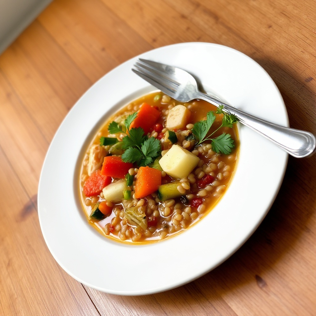 Zuppa di Orzo e Verdure
