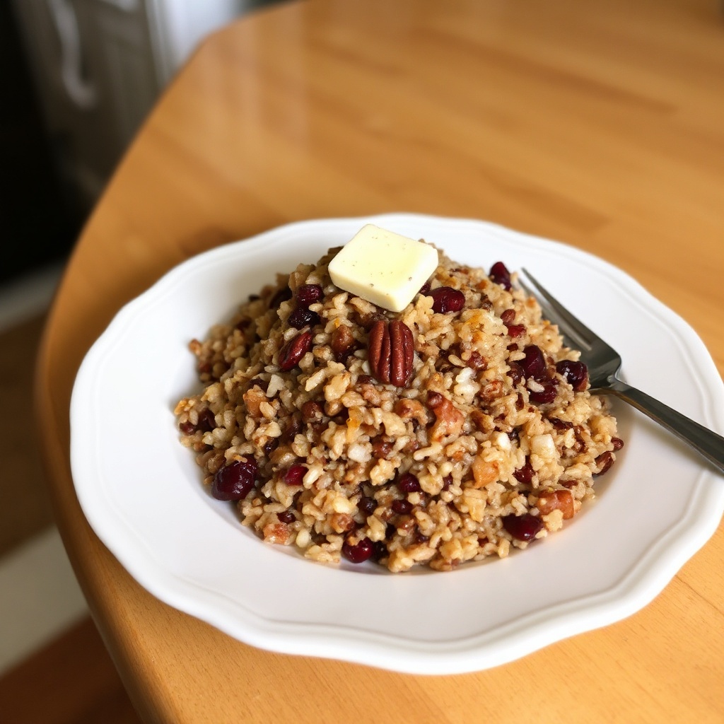 Cranberry Pecan Wild Rice Pilaf