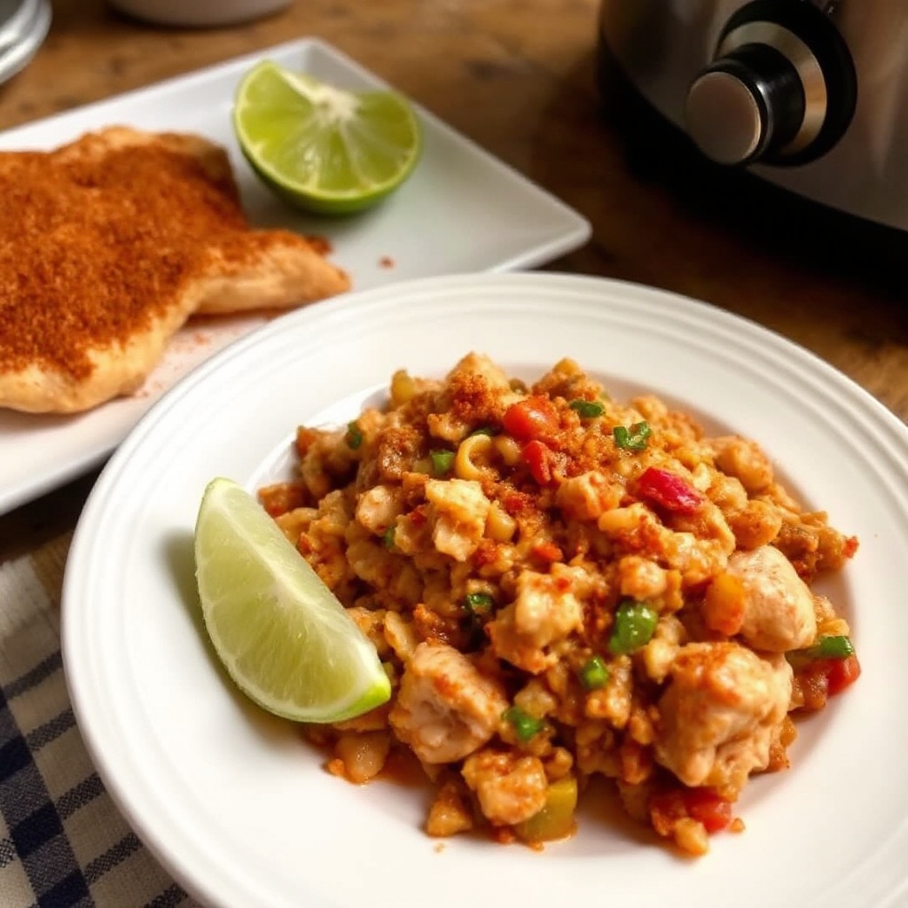 Ripieno di Taco di Pollo in Pentola Lenta