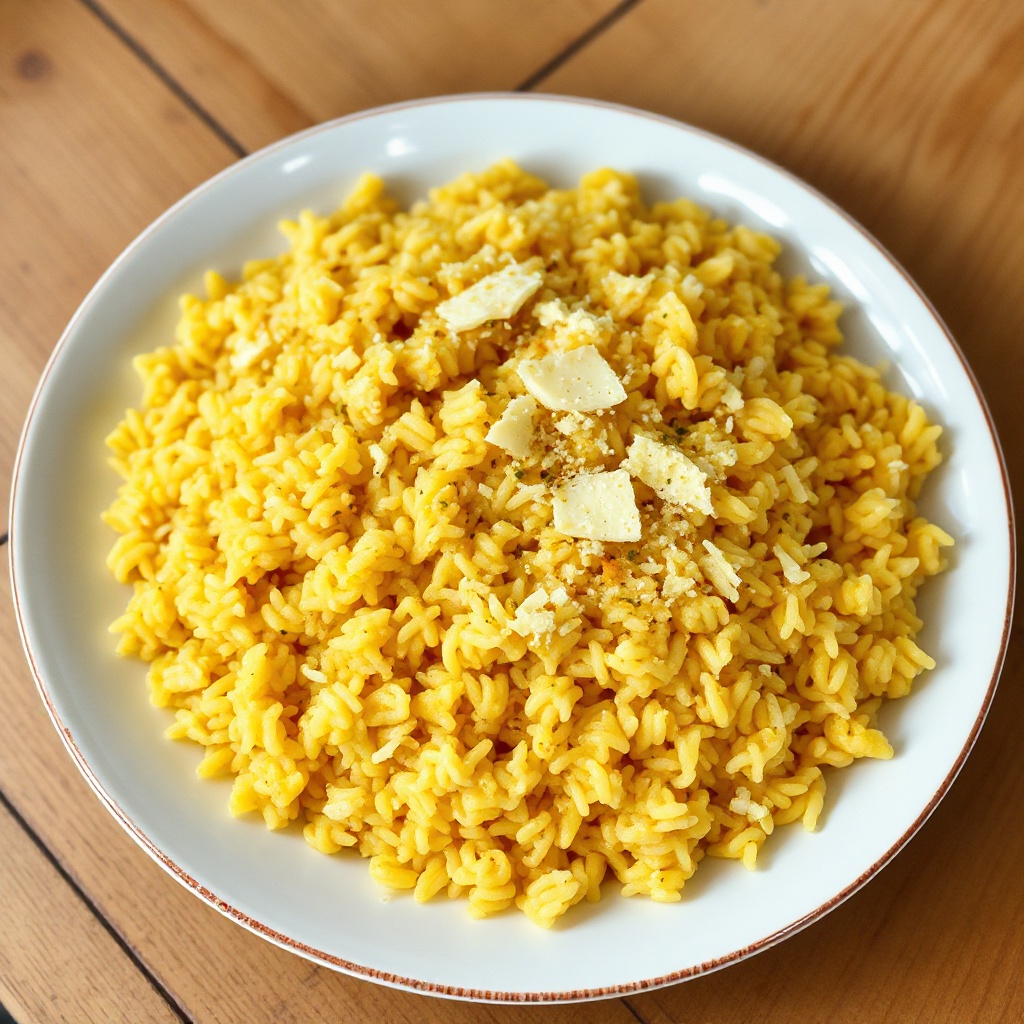 Golden Rice and Orzo Delight