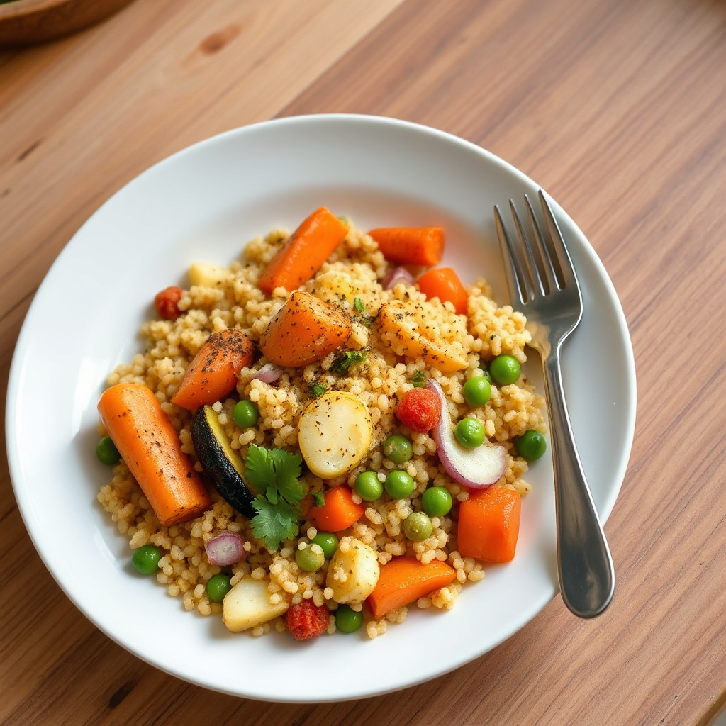 Spiced Couscous with Vibrant Vegetables