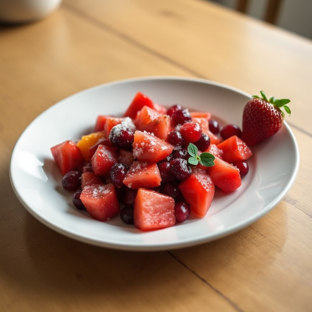 Festliches Cranberry-Erdbeer-Chutney