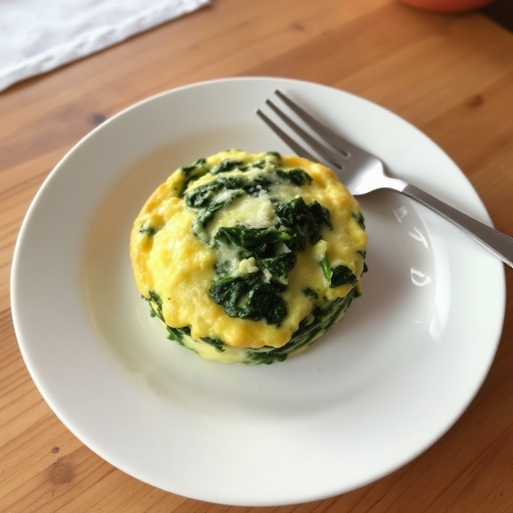 Käse-Spinat-Soufflé-Delight